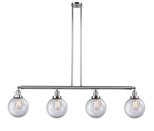 Innovations - 214-PC-G202-8-LED - LED Island Pendant - Franklin Restoration - Polished Chrome