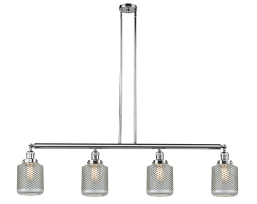 Innovations - 214-PC-G262 - Four Light Island Pendant - Franklin Restoration - Polished Chrome