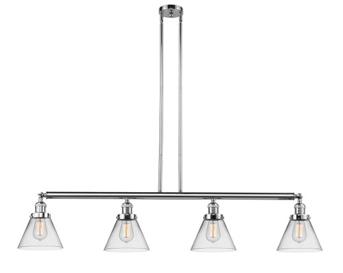 Innovations - 214-PC-G42 - Four Light Island Pendant - Franklin Restoration - Polished Chrome