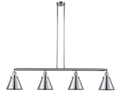 Innovations - 214-PC-M13-PC - Four Light Island Pendant - Franklin Restoration - Polished Chrome