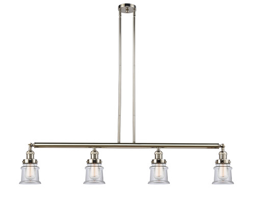 Innovations - 214-PN-G182S-LED - LED Island Pendant - Franklin Restoration - Polished Nickel
