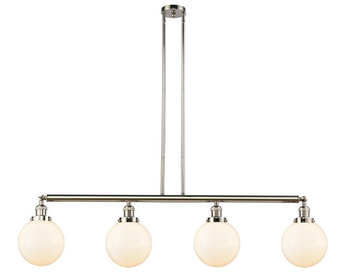 Innovations - 214-PN-G201-8-LED - LED Island Pendant - Franklin Restoration - Polished Nickel