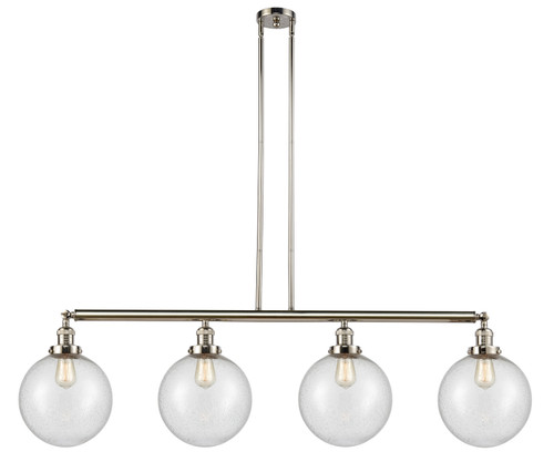 Innovations - 214-PN-G204-10-LED - LED Island Pendant - Franklin Restoration - Polished Nickel