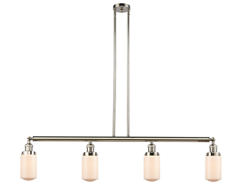 Innovations - 214-PN-G311-LED - LED Island Pendant - Franklin Restoration - Polished Nickel