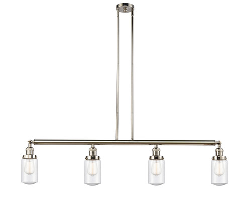 Innovations - 214-PN-G314-LED - LED Island Pendant - Franklin Restoration - Polished Nickel