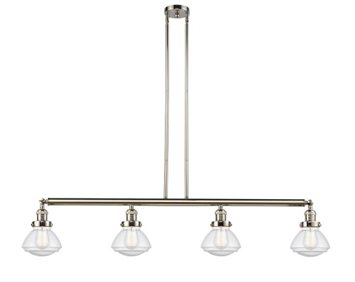 Innovations - 214-PN-G324-LED - LED Island Pendant - Franklin Restoration - Polished Nickel