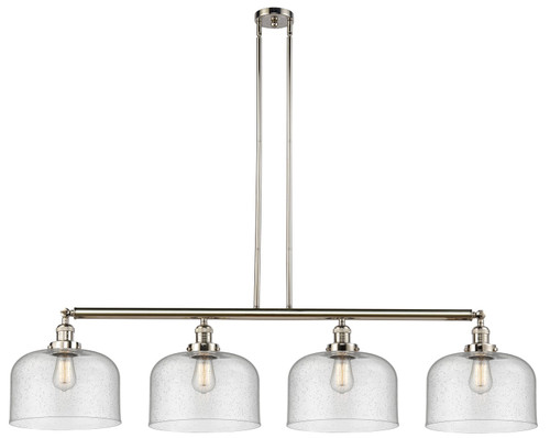 Innovations - 214-PN-G74-L - Four Light Island Pendant - Franklin Restoration - Polished Nickel