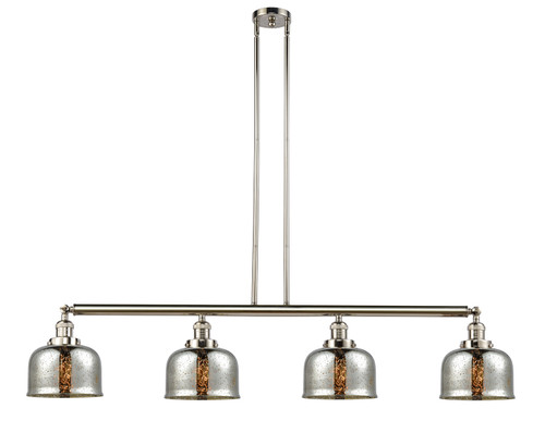 Innovations - 214-PN-G78 - Four Light Island Pendant - Franklin Restoration - Polished Nickel