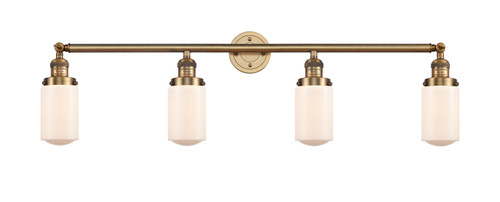 Innovations - 215-BB-G311 - Four Light Bath Vanity - Franklin Restoration - Brushed Brass