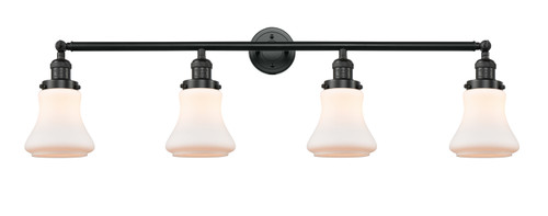 Innovations - 215-BK-G191 - Four Light Bath Vanity - Franklin Restoration - Matte Black