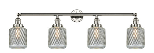 Innovations - 215-PN-G262 - Four Light Bath Vanity - Franklin Restoration - Polished Nickel