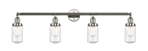 Innovations - 215-PN-G314 - Four Light Bath Vanity - Franklin Restoration - Polished Nickel
