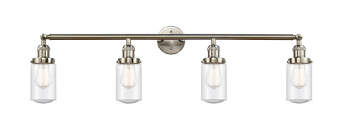 Innovations - 215-SN-G314 - Four Light Bath Vanity - Franklin Restoration - Brushed Satin Nickel