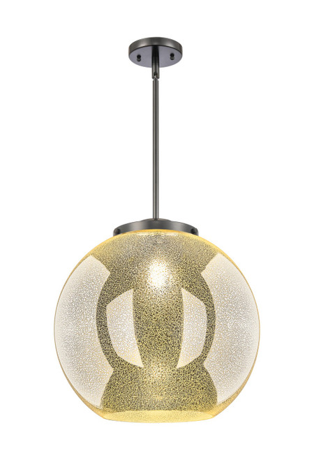 Innovations - 221-1S-BK-G128-16 - One Light Pendant - Essex - Matte Black