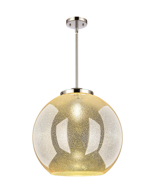 Innovations - 221-1S-PN-G128-18 - One Light Pendant - Essex - Polished Nickel