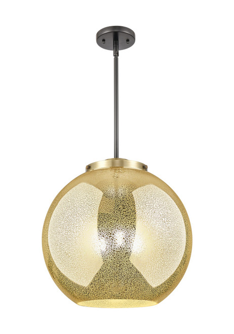 Innovations - 221-3S-BAB-G128-16 - Three Light Pendant - Essex - Black Antique Brass