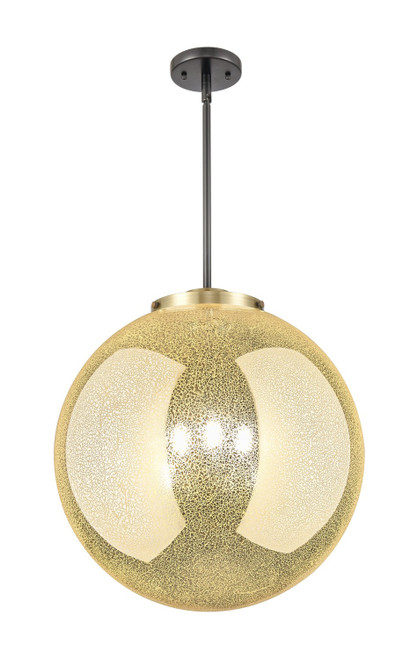 Innovations - 221-3S-BAB-G208-18 - Three Light Pendant - Essex - Black Antique Brass