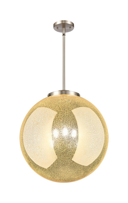 Innovations - 221-3S-SN-G208-18 - Three Light Pendant - Essex - Brushed Satin Nickel