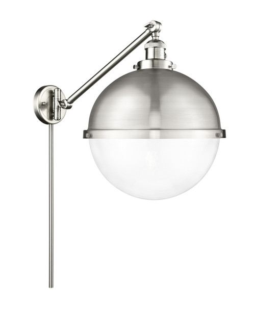 Innovations - 237-SN-HFS-122-SN-LED - LED Swing Arm Lamp - Franklin Restoration - Brushed Satin Nickel