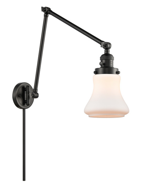 Innovations - 238-BK-G191 - LED Swing Arm Lamp - Franklin Restoration - Matte Black