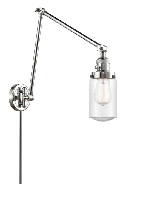 Innovations - 238-PC-G314 - One Light Swing Arm Lamp - Franklin Restoration - Polished Chrome