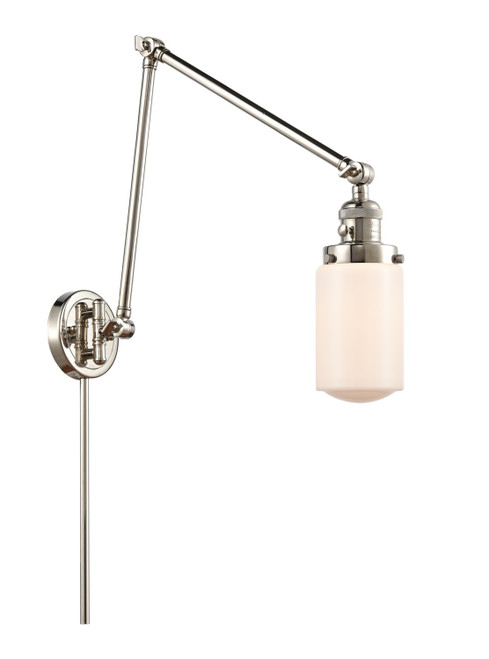 Innovations - 238-PN-G311-LED - LED Swing Arm Lamp - Franklin Restoration - Polished Nickel