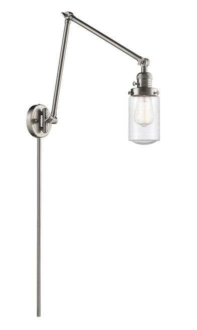 Innovations - 238-SN-G314-LED - LED Swing Arm Lamp - Franklin Restoration - Brushed Satin Nickel