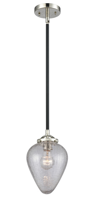 manufacturer_finish:Black Polished Nickel|manufacturer_glass:Clear Crackle Geneseo|light_output:220.00lm|color_temperature:2200K|cri:99