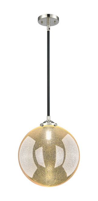 Innovations - 284-1S-BPN-G208-12 - One Light Mini Pendant - Nouveau - Black Polished Nickel