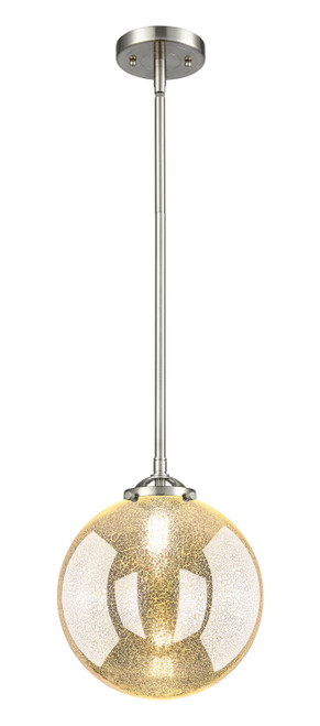 Innovations - 284-1S-SN-G208-10 - One Light Mini Pendant - Nouveau - Brushed Satin Nickel