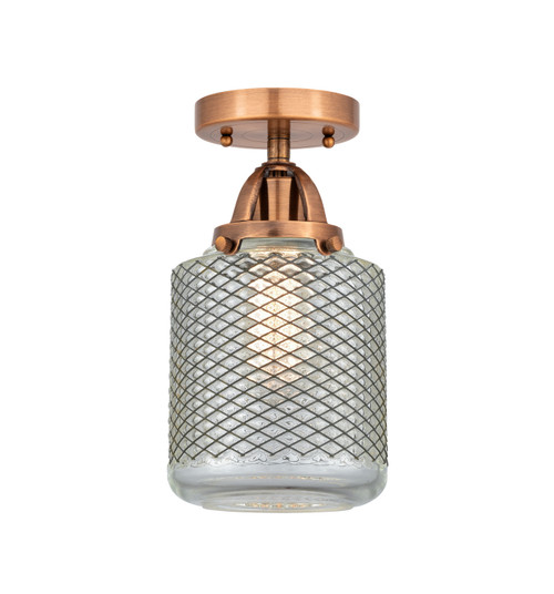 Innovations - 288-1C-AC-G262 - One Light Semi-Flush Mount - Nouveau 2 - Antique Copper