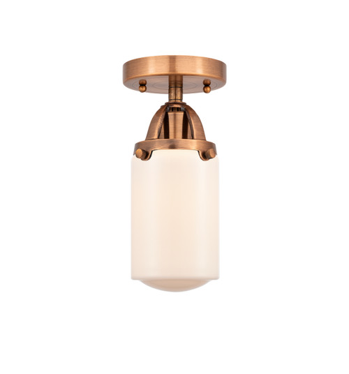 Innovations - 288-1C-AC-G311 - One Light Semi-Flush Mount - Nouveau 2 - Antique Copper