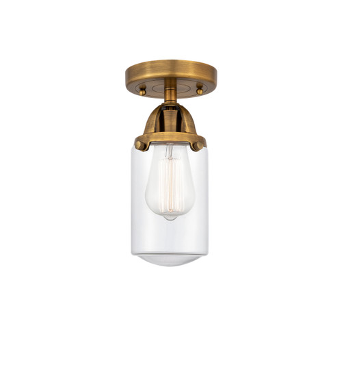 Innovations - 288-1C-BB-G312 - One Light Semi-Flush Mount - Nouveau 2 - Brushed Brass