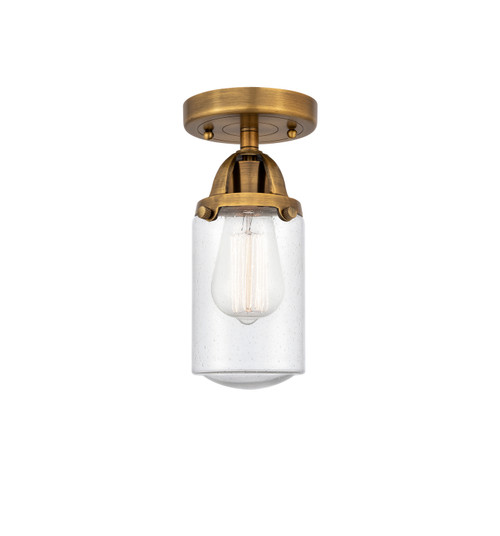 Innovations - 288-1C-BB-G314 - One Light Semi-Flush Mount - Nouveau 2 - Brushed Brass