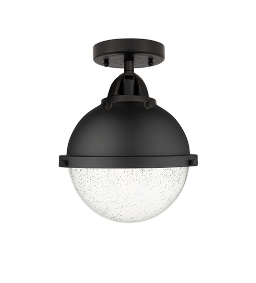 Innovations - 288-1C-BK-HFS-84-BK - One Light Semi-Flush Mount - Nouveau 2 - Matte Black