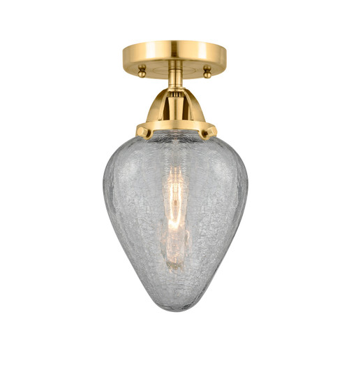 Innovations - 288-1C-SG-G165 - One Light Semi-Flush Mount - Nouveau 2 - Satin Gold