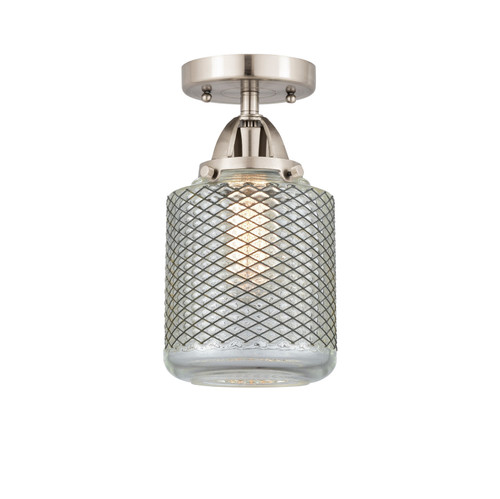 Innovations - 288-1C-SN-G262-LED - LED Semi-Flush Mount - Nouveau 2 - Brushed Satin Nickel