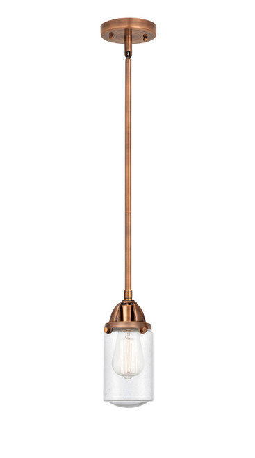 Innovations - 288-1S-AC-G314-LED - LED Mini Pendant - Nouveau 2 - Antique Copper