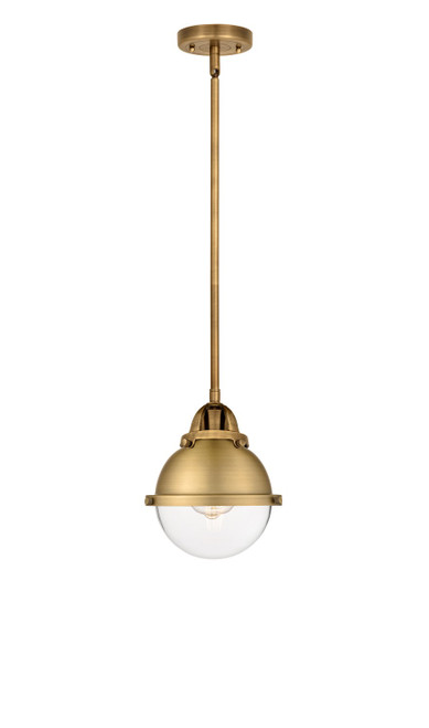 Innovations - 288-1S-BB-HFS-62-BB-LED - LED Mini Pendant - Nouveau 2 - Brushed Brass
