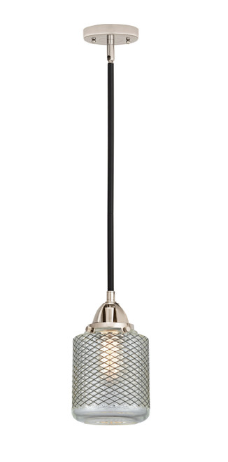 Innovations - 288-1S-BPN-G262 - One Light Mini Pendant - Nouveau 2 - Black Polished Nickel