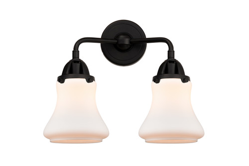 Innovations - 288-2W-BK-G191 - Two Light Bath Vanity - Nouveau 2 - Matte Black