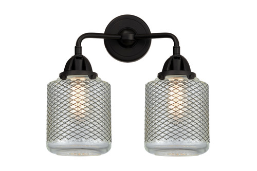 Innovations - 288-2W-BK-G262 - Two Light Bath Vanity - Nouveau 2 - Matte Black