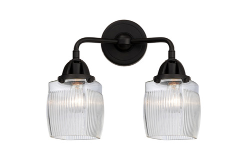 Innovations - 288-2W-BK-G302 - Two Light Bath Vanity - Nouveau 2 - Matte Black