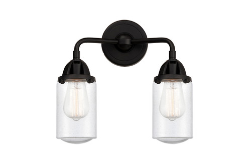 Innovations - 288-2W-BK-G314 - Two Light Bath Vanity - Nouveau 2 - Matte Black