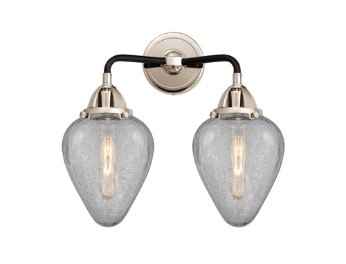 Innovations - 288-2W-BPN-G165 - Two Light Bath Vanity - Nouveau 2 - Black Polished Nickel