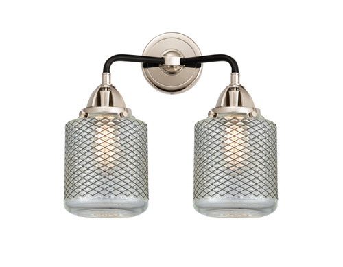 Innovations - 288-2W-BPN-G262 - Two Light Bath Vanity - Nouveau 2 - Black Polished Nickel