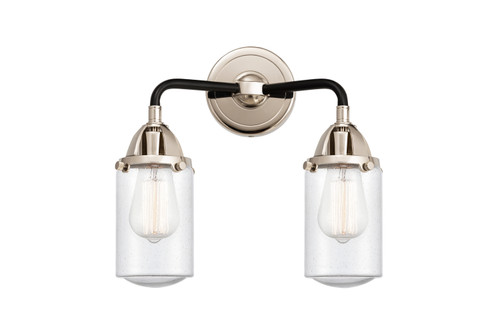 Innovations - 288-2W-BPN-G314 - Two Light Bath Vanity - Nouveau 2 - Black Polished Nickel