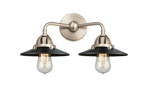 Innovations - 288-2W-SN-M6-BK-LED - LED Bath Vanity - Nouveau 2 - Brushed Satin Nickel