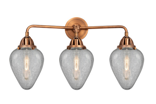 Innovations - 288-3W-AC-G165 - Three Light Bath Vanity - Nouveau 2 - Antique Copper