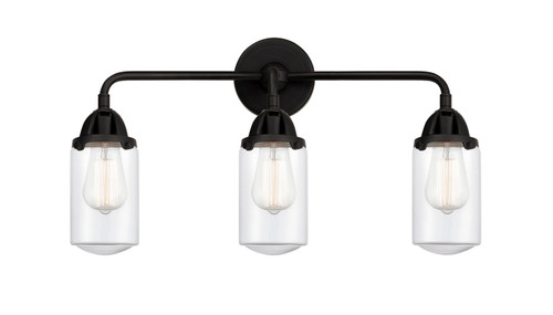 Innovations - 288-3W-BK-G312-LED - LED Bath Vanity - Nouveau 2 - Matte Black